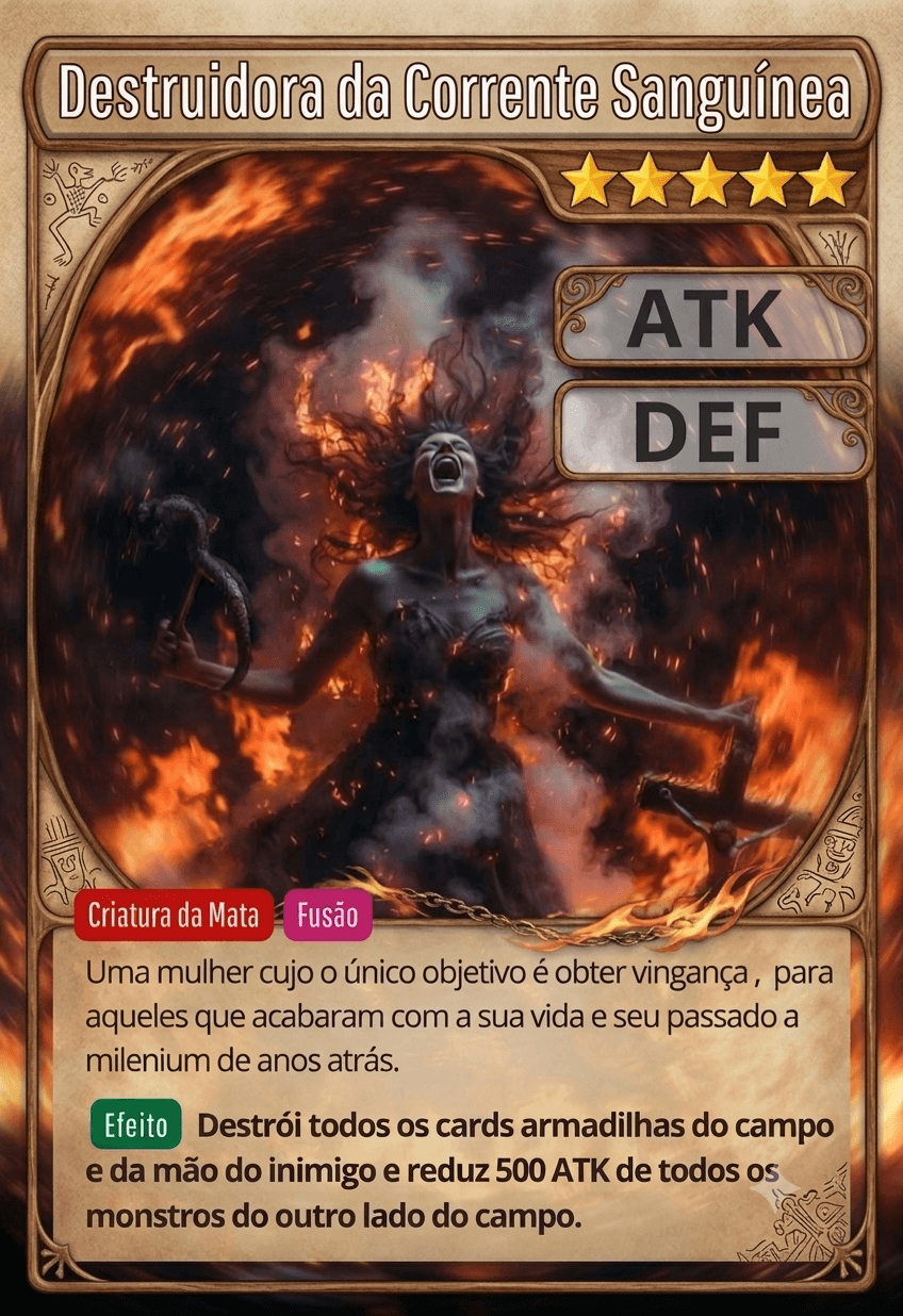 Mockup de carta do jogo, moldura e layout de referência