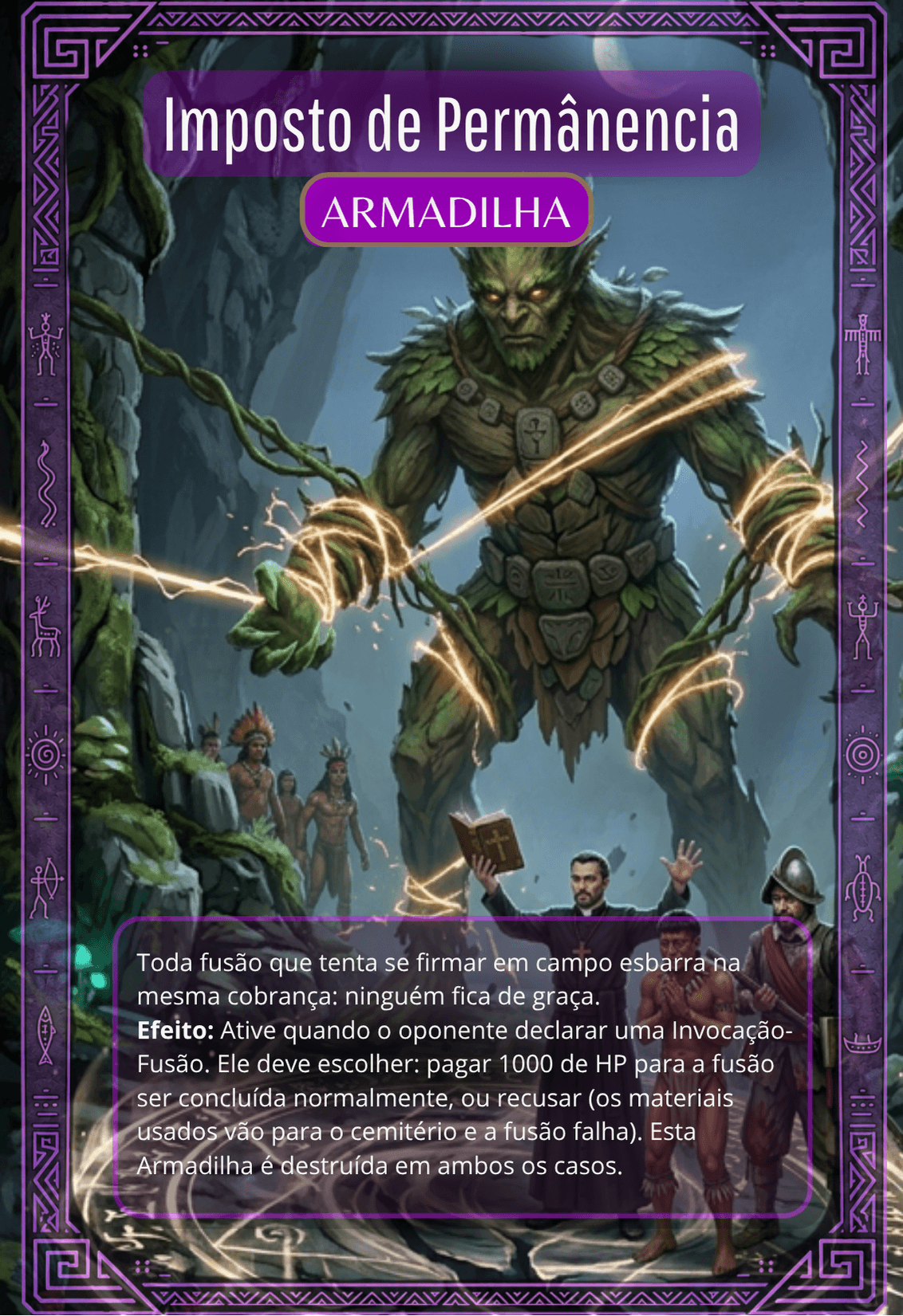 Conceito de carta — Armadilha (expandida)