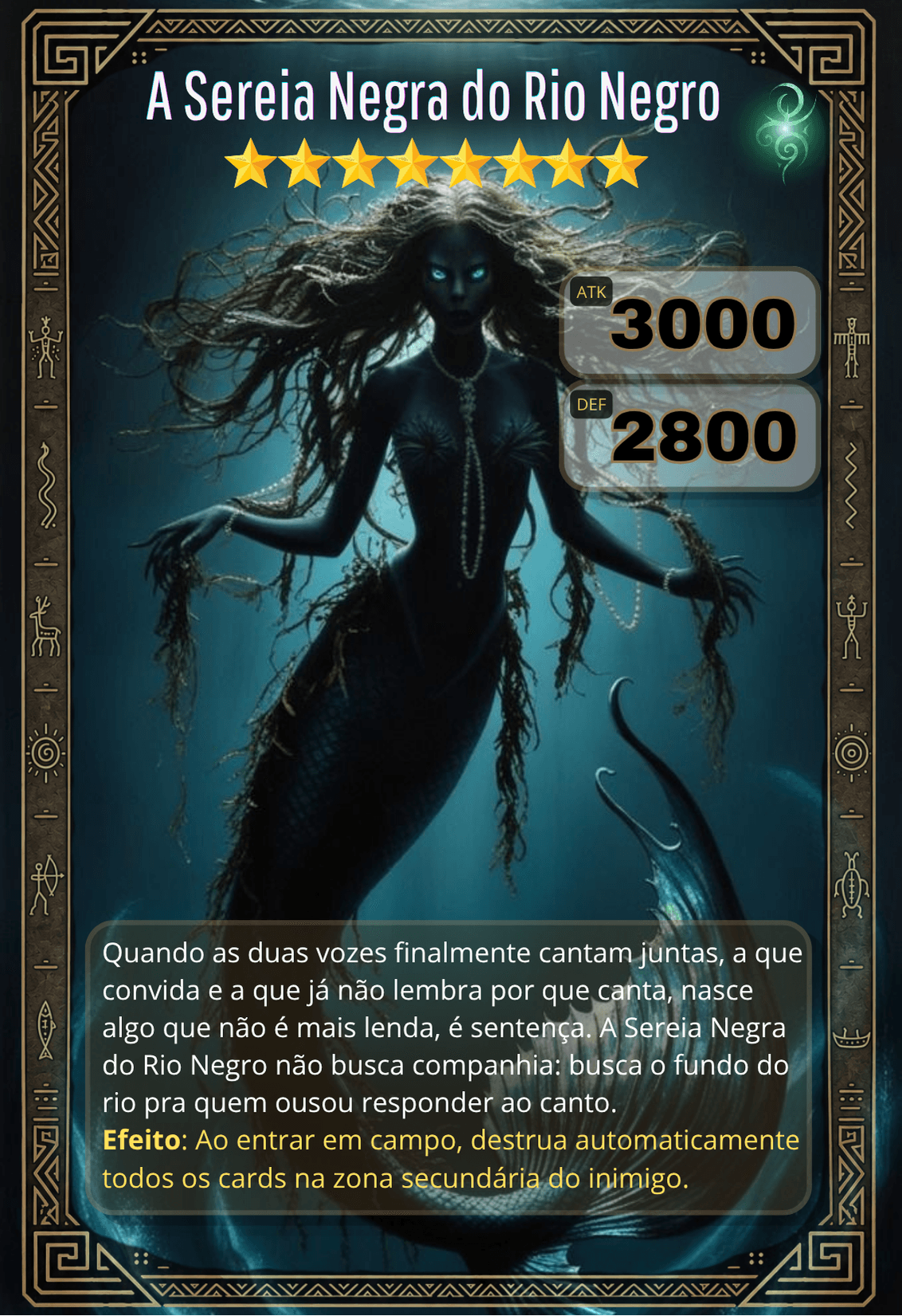 Conceito de carta — Sereia (expandida)